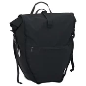 vidaXL Kolesarska torba  za prtljažnik 25 L Črna 32.5x17x57 cm