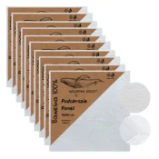 shumee SLIKARSKO PLATNO 10x10 10 kosov PODLOGA ZA PLATNO 350g/m2 ZA SLIKARSKO PLOŠČO
