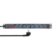 Logilink PDU 8 x šuko, prenaponska zaštita, prekidac, 1.8m