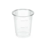 Skodelica (PLA) prozorna O48mm 2cl/4cl [40 kos]