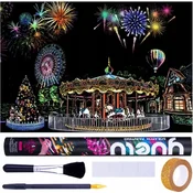 NORIMPEX Slika za praskanje Zabaviščni park 75x52cm
