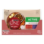 Purina ONE MINI/SMALL Active mokra hrana za aktivne odrasle pse do 10kg, 48x85g
