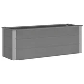 Vidaxl Visoka greda WPC 150x50x54 cm siva