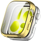 GS Ovitek 2 v 1 z zaščitnim steklom za Huawei Watch Fit 5, zlat