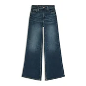 Bershka Kavbojke temno modra