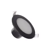 LED kupatilska ugradna svetiljka LED/7W/230V 4000K crna IP44
