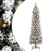 Umjetno božicno drvce Bijelo 240 cm PVC i Metal i Plastika