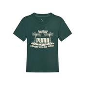 Puma Mid 90s Graphic Tee Youth, Green, Size 15-16Y, Kids