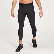 MP Moški osnovni kosi, športne 3/4 pajkice Baselayer – črne - XXS