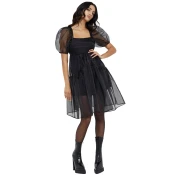 Ženska obleka KILLSTAR - Dancing Shadows - Black - KSRA013818