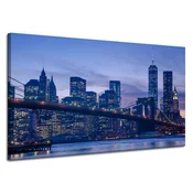 shumee Platno s tiskom Arhitektura New Yorka 120X70 cm