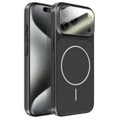 AVIZAR Trd MagSafe ovitek za iPhone 15 Pro z zaščito kamere, Črna, (5000274782)