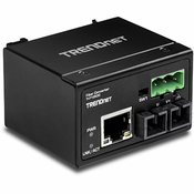 Trendnet TI-F10S30 mrežni medijski pretvarac 200 Mbit/s 1310 nm Jednomodni Crno