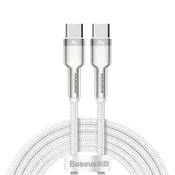 Baseus Cafule metalni USB Type-C kabel za brzo punjenje i prijenos podataka, 2 m, bijeli