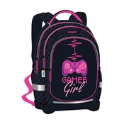 STREET ergonomski školski ruksak Light Gamer Girl