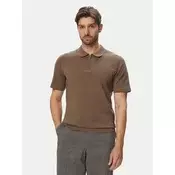 Jack & Jones Polo majica Milano 12304870 Svetlo rjava Regular Fit