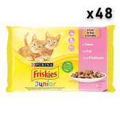 Friskies Junior Sos za macice, Piletina, 48x85g