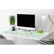 Decormat Podloga za pisalno mizo Retro wallpaper 120x60 cm