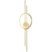 Violina - 100 cm ovalna LED stenska svetilka 12 W moderna elegantna zlata