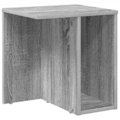 Vidaxl Stranska miza Siva Sonoma 37 x 32 x 40 cm Konstruiran les