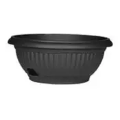 ZUNANJA SKLEDA MEDITERAN 27 CM ANTRACIT S PODSTAVKOM