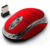Extreme xm105r extreme mouse wireless. 2.4ghz 3d opt. usb harrier red