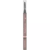 essence Microblading svinčnik za obrvi s čopičem odtenek Light Brown 0.6 ml