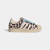 adidas Superstar II Cow Print Crystal Linen (Womens) Bela