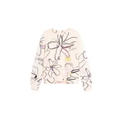 Desigual Majica rumena/jagoda/črna/naravno bela