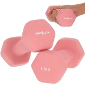 shumee UTEŽICE 2x1,5kg za vadbo - neoprenske uteži