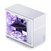 Ohišje Jonsbo D31 MESH Micro-ATX, kaljeno steklo - belo