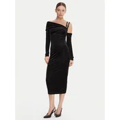 Versace Jeans Couture Cocktail obleka 79HAO974 J0237 Črna Slim Fit