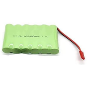 1 Piece 7.2V 2400mAh Ni-MH AA JST Rechargeable Battery Pack for RC Truck Cars