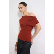 Trendyol Milla Ženska bluza, Braon