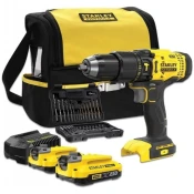 Akumulatorski udarni vrtalnik Stanley FatMax V20, 2 x 2,0 Ah 18 V SFMCD711DSA
