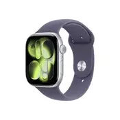 Apple Pametni sat s11 gps 46mm silver aluminium case with purple fog sport band - m/l meva4rk/a