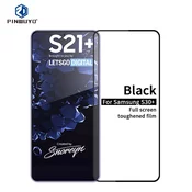Premium zaščitno steklo za Samsung S21+ 5G | Pinwuyo Full Glue, črn rob