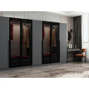 Hanah home Ormar Kale Plus 315x210x52cm Sivi