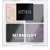 Gabriella Salvete Over The Moon Midnight paleta senčil za oči 4 g