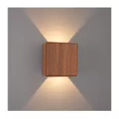 Brilagi - LED spoljašnje zidno svetlo DOUBLERAY LED/6W/230V, drveni dekor, IP54