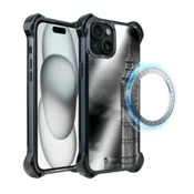 shumee Ovitek IBIZU DropGuard Ultra za iPhone 15 z MagSafe, Noir City, Big Ben