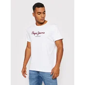 Pepe Jeans Majica Eggo PM508208 Bela Regular Fit