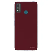 Silikonski prozorni ovitek za Honor 9X Lite - Burgundy red