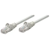 Intellinet Network Patch Cable, Cat6, 7.5m, Grey, CCA, U/UTP, PVC, RJ45, Gold Plated Contacts, Snagless, Booted, Lifetime Warranty, Polybag