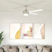vidaXL Stropni ventilator s svetilko in daljinskim upravljalnikom
