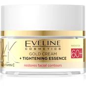 Eveline Cosmetics 24K Gold Vitamin C Gold Cream učvrstitvena krema 60+ 50 ml