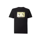 ARMANI EXCHANGE Majica zlata / črna