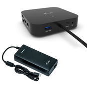 I-TEC Priključna postaja USB-C z dvema zaslonoma in Power Delivery 100 W + univerzalni polnilec 112 W