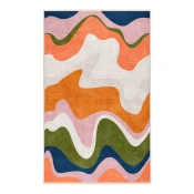 Oranžna pralna preproga 80x150 cm Squiggly Orange – Mila Home