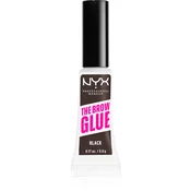 NYX Professional Makeup The Brow Glue Instant Brow Styler gel za obrvi 5 g odtenek 05 Black za ženske